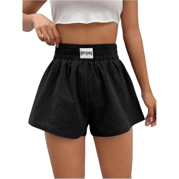 SHEIN Black cotton shorts - Picture 1 of 8